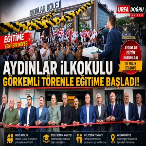 Aydınlar İlkokulu Görkemli Törenle Eğitim Hayatına Başladı