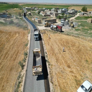 Sınır hattındaki 7 mahalle asfaltla buluştu