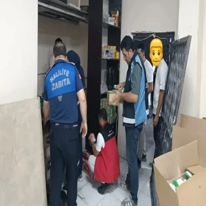 Haliliye'de bir işletme mühürlendi! Çok sayıda ürüne el konuldu