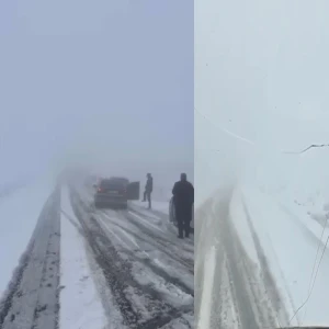 Viranşehir'de kar yağışı trafiği olumsuz etkiledi