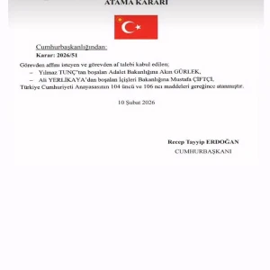 Erdoğan imzaladı! Bakanlar değişti