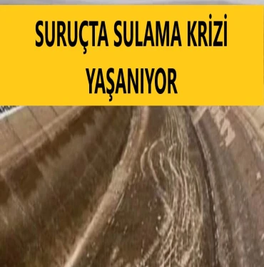 Şanlıurfa’da Kuraklık Alarmı: Suruçlu Çiftçiler Suyun Yolunu Gözlüyor