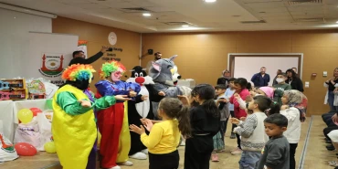 Urfa’da lösemili minik hastalar sevindirildi