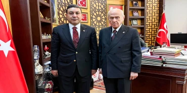 Başkan Özyavuz Devlet Bahçeli'yi ziyaret etti