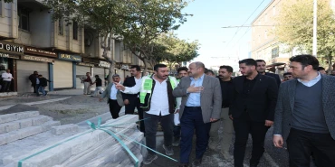 Başkan Gülpınar, Divanyolu’ndaki çalışmaları yerinde inceledi