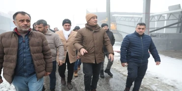 Başkan Kuş ve Elgün'den Esnafa Geçmiş Olsun Ziyareti