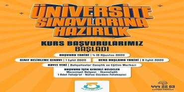 HALİLİYE BELEDİYESİ DUYURDU: ÜNİVERSİTEYE HAZIRLIK KURS KAYITLARI BAŞLADI