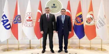 Özyavuz İçişleri Bakanı Mustafa Çiftçi ile görüştü