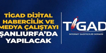 TİGAD Dijital Habercilik ve Medya Çalıştayı Şanlıurfa’da Yapılacak
