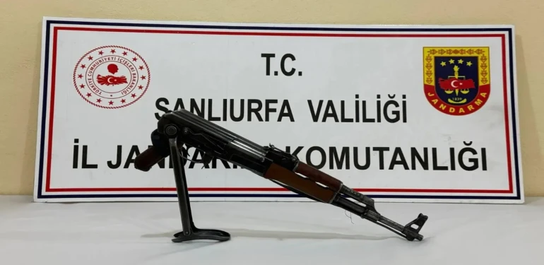 Şanlıurfa’da ruhsatsız silah operasyonu: Piyade tüfeği ele geçirildi