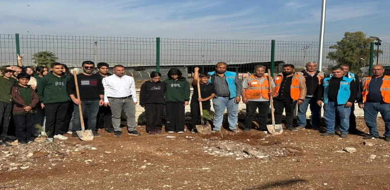 Eyyübiye'de okullarda ağaçlandırma seferberliği