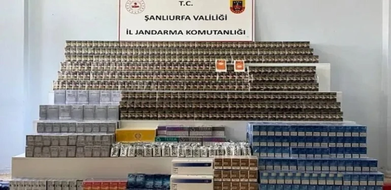 Viranşehir'de kaçak tütün operasyonu: Binlerce kaçak ürün ele geçirildi