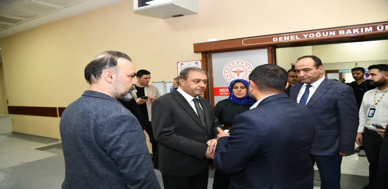 Şanlıurfa Valisi Şıldak Yaralıları Yalnız Bırakmadı