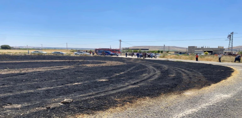 Şanlıurfa’da 300 Dönümlük Arpa Tarlası Küle Döndü