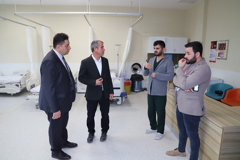 Müdür Solmaz Suruç'ta