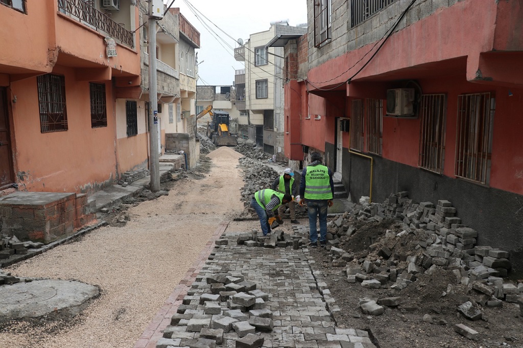 Haliliye’de sokaklar yenileniyor