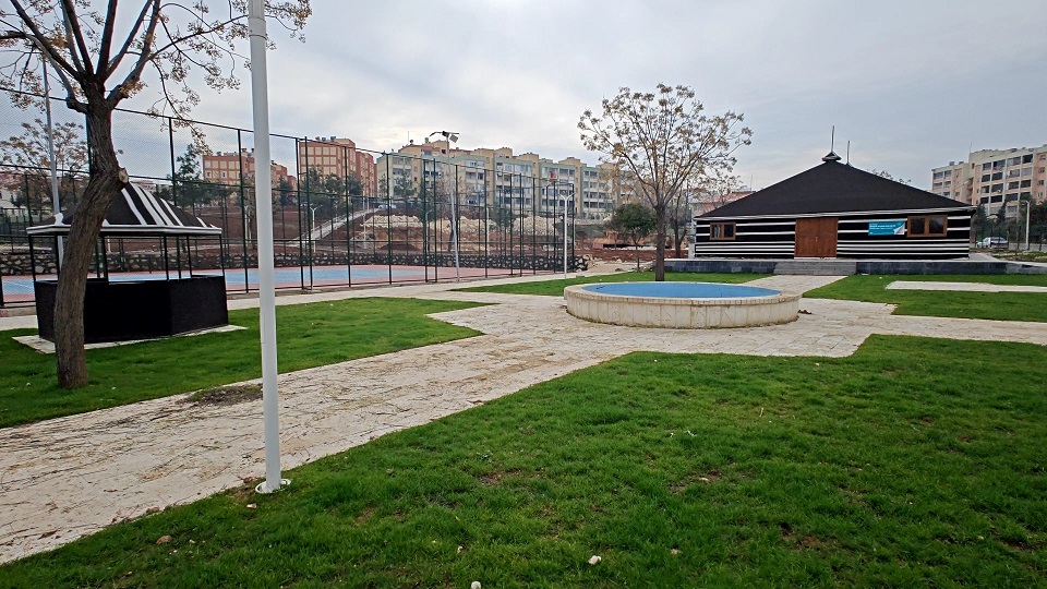 Eyyübiye parkı tamamlanıyor