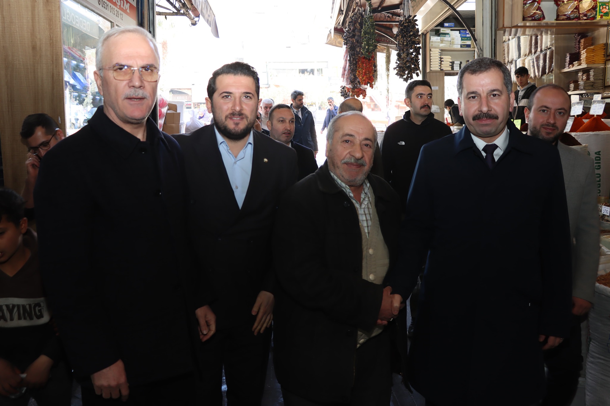 Baydilli’den çarşı esnafına ziyaret