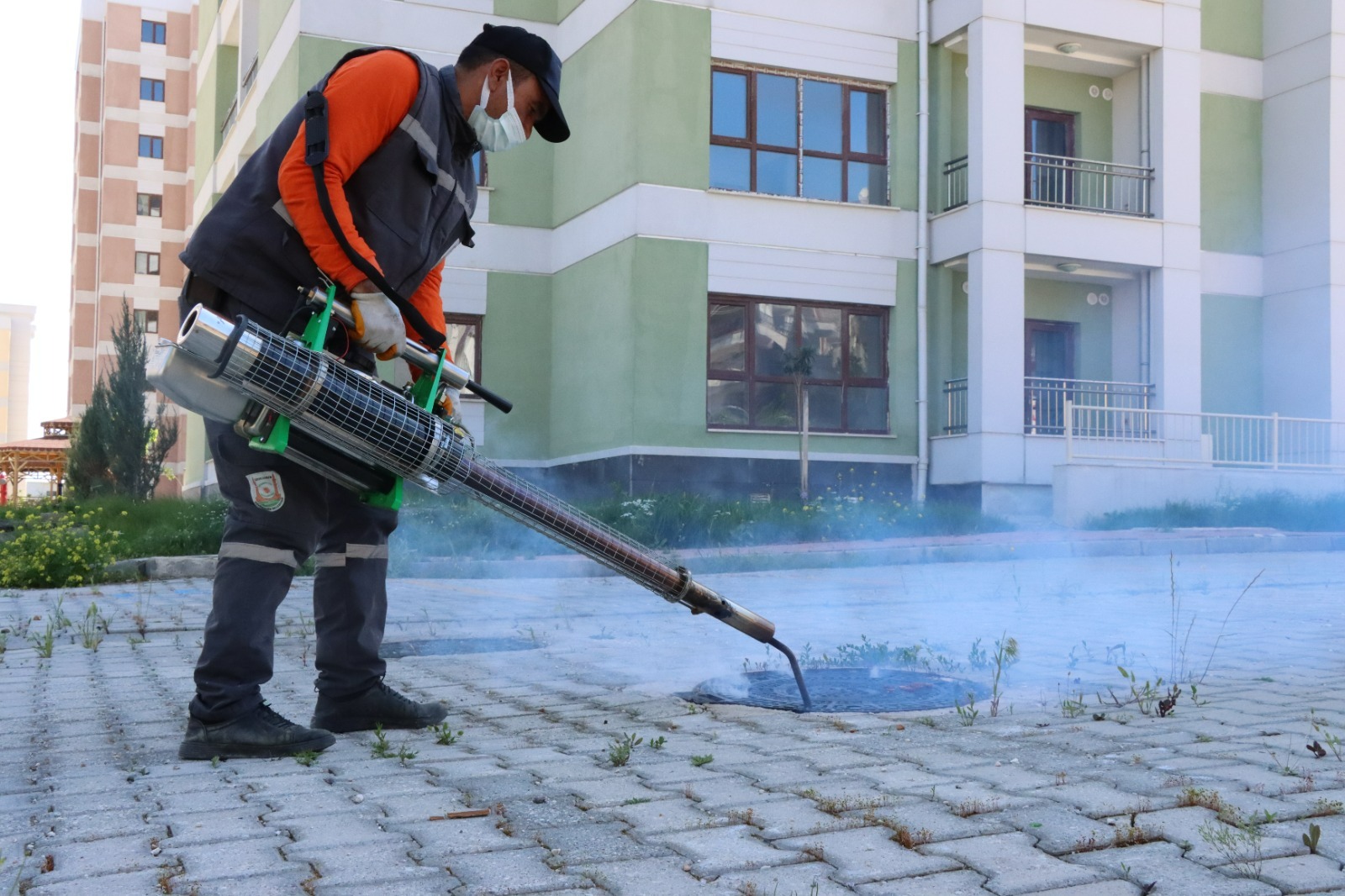 Kent genelinde ilaçlama seferberliği