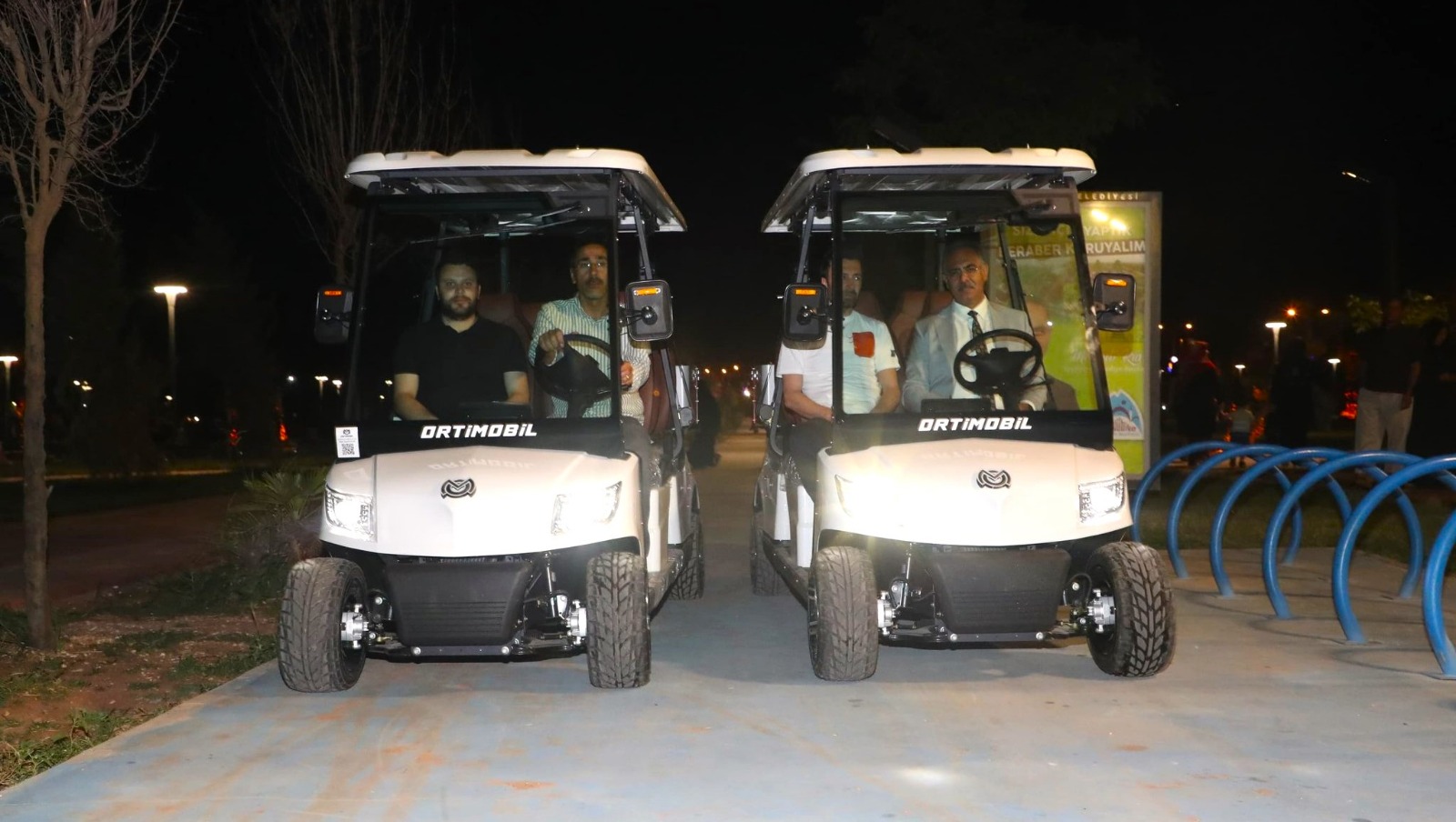 Eyyübiye’de golf araçları hizmete sunuldu