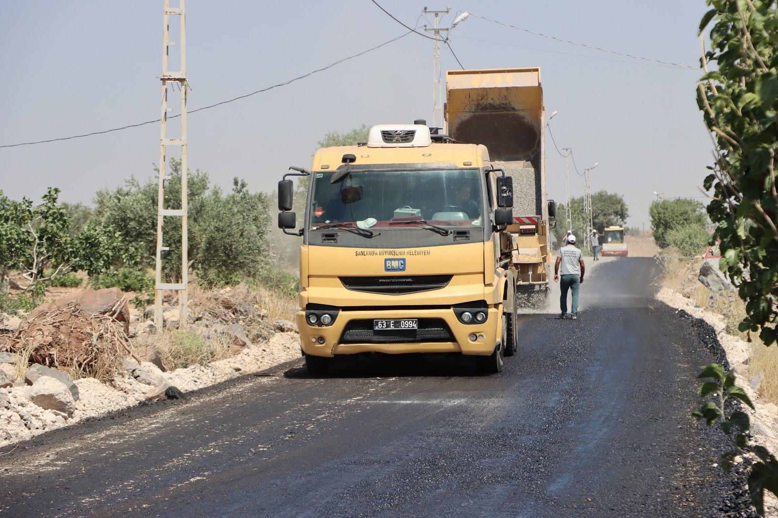 Karaköprü’nün kırsal yolları yenileniyor