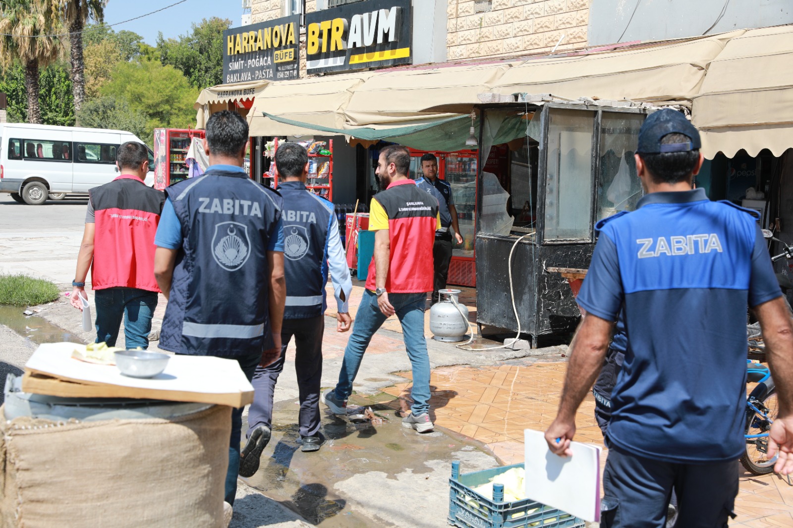 Harran'da zabıta ekiplerinden sıkı denetim