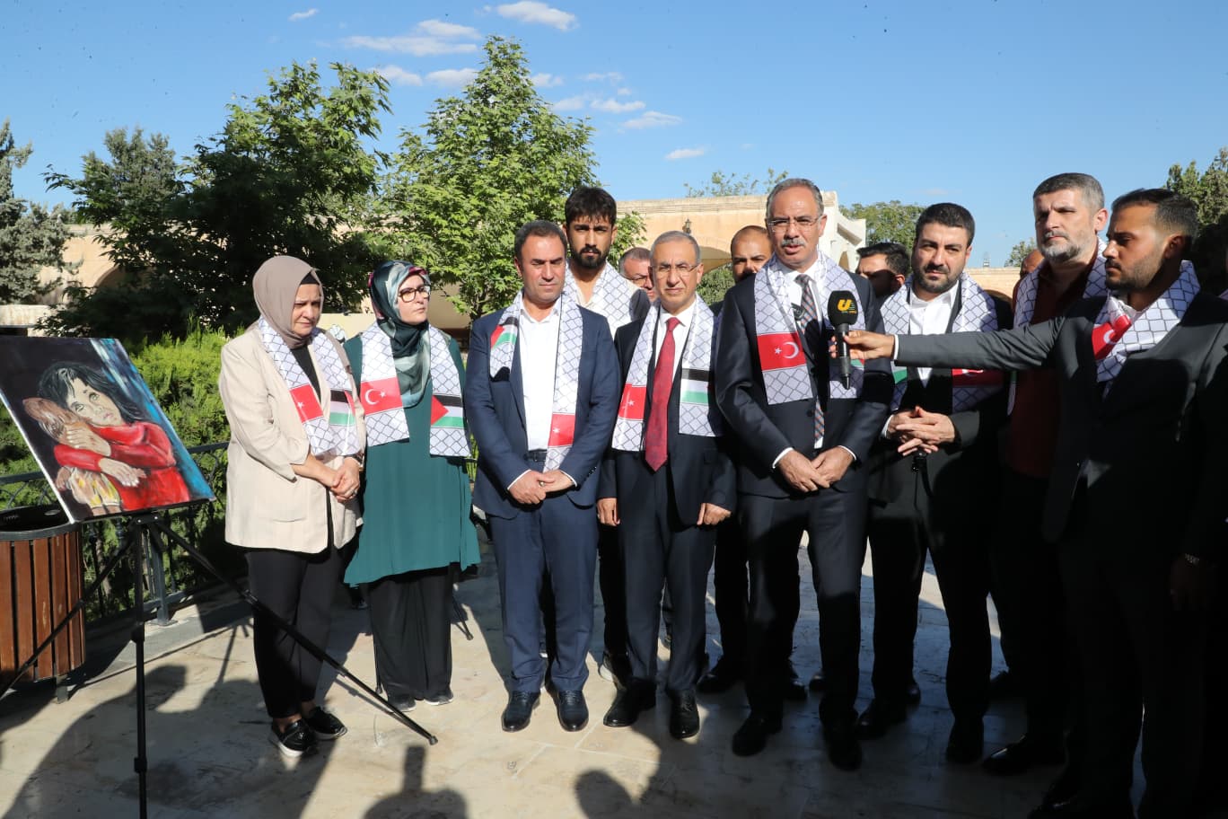 Eyyübiye’de Filistin’e destek resim sergisi
