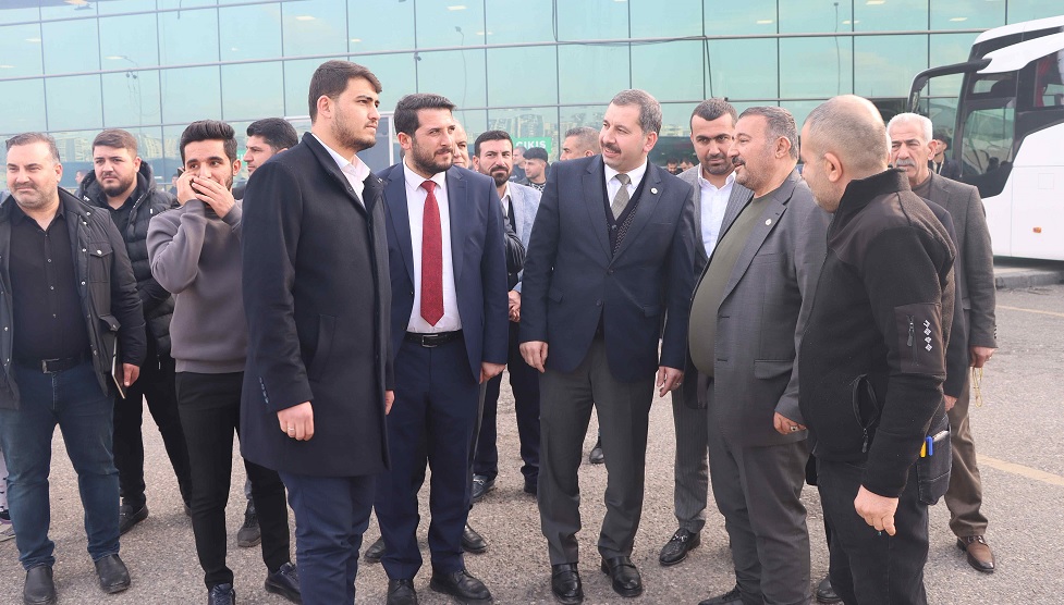 Başkan Baydilli otogar esnafı ile buluştu