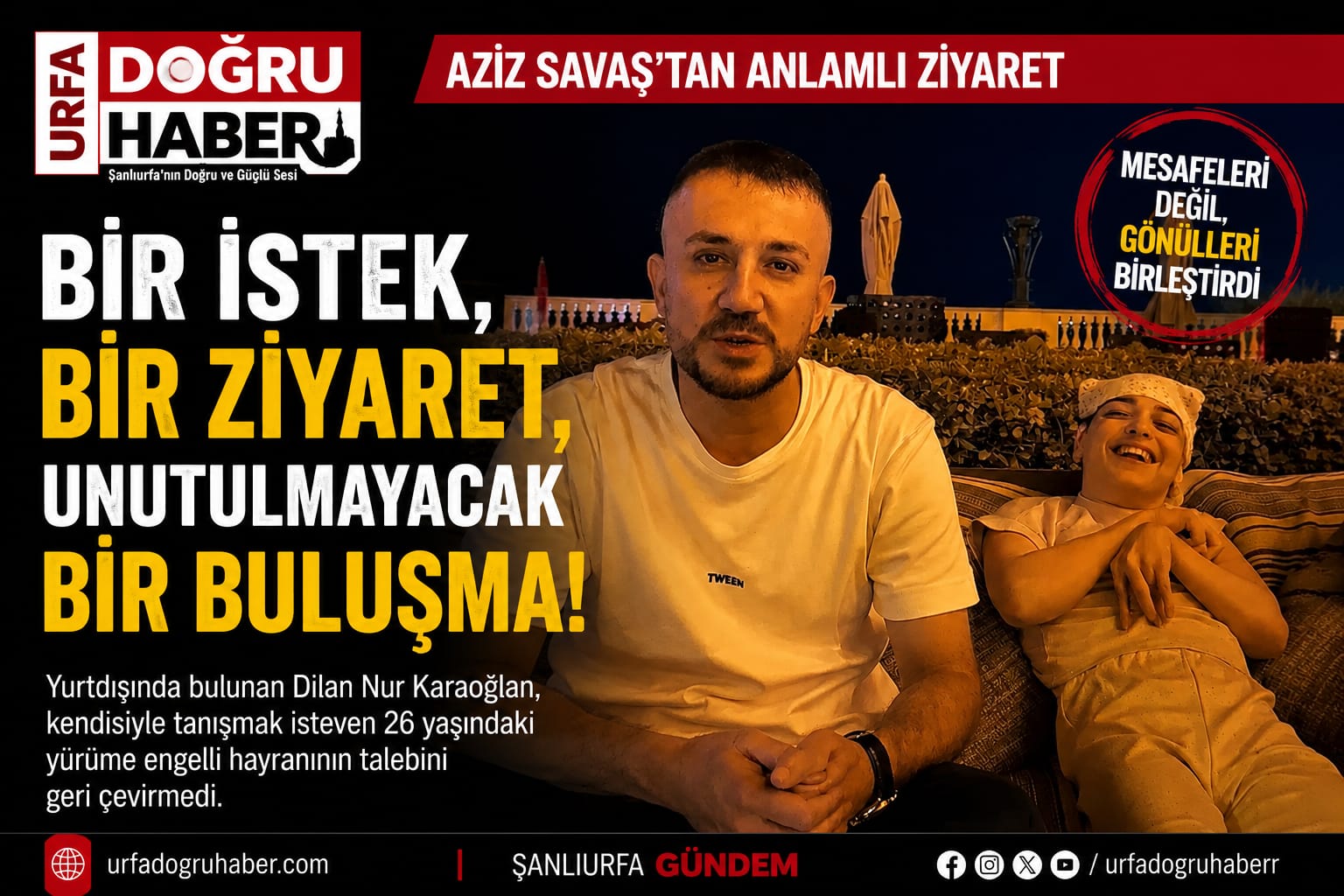 Bir Ziyaret, Bir Gönül: Aziz Savaş’tan Duygulandıran Buluşma