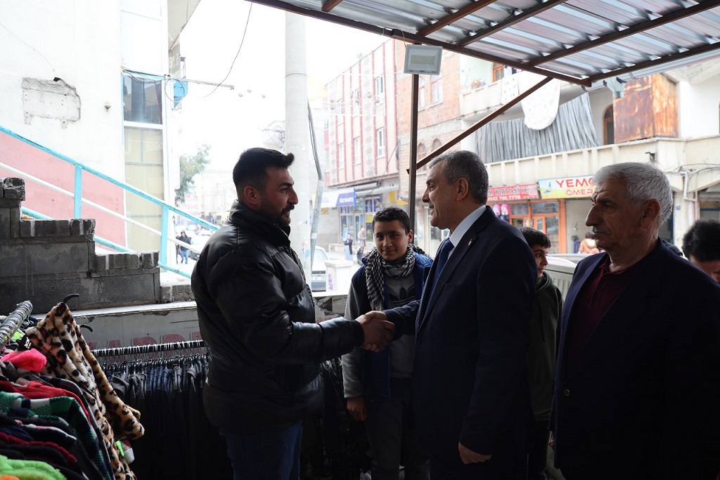 Başkan Beyazgül esnaflarla buluştu