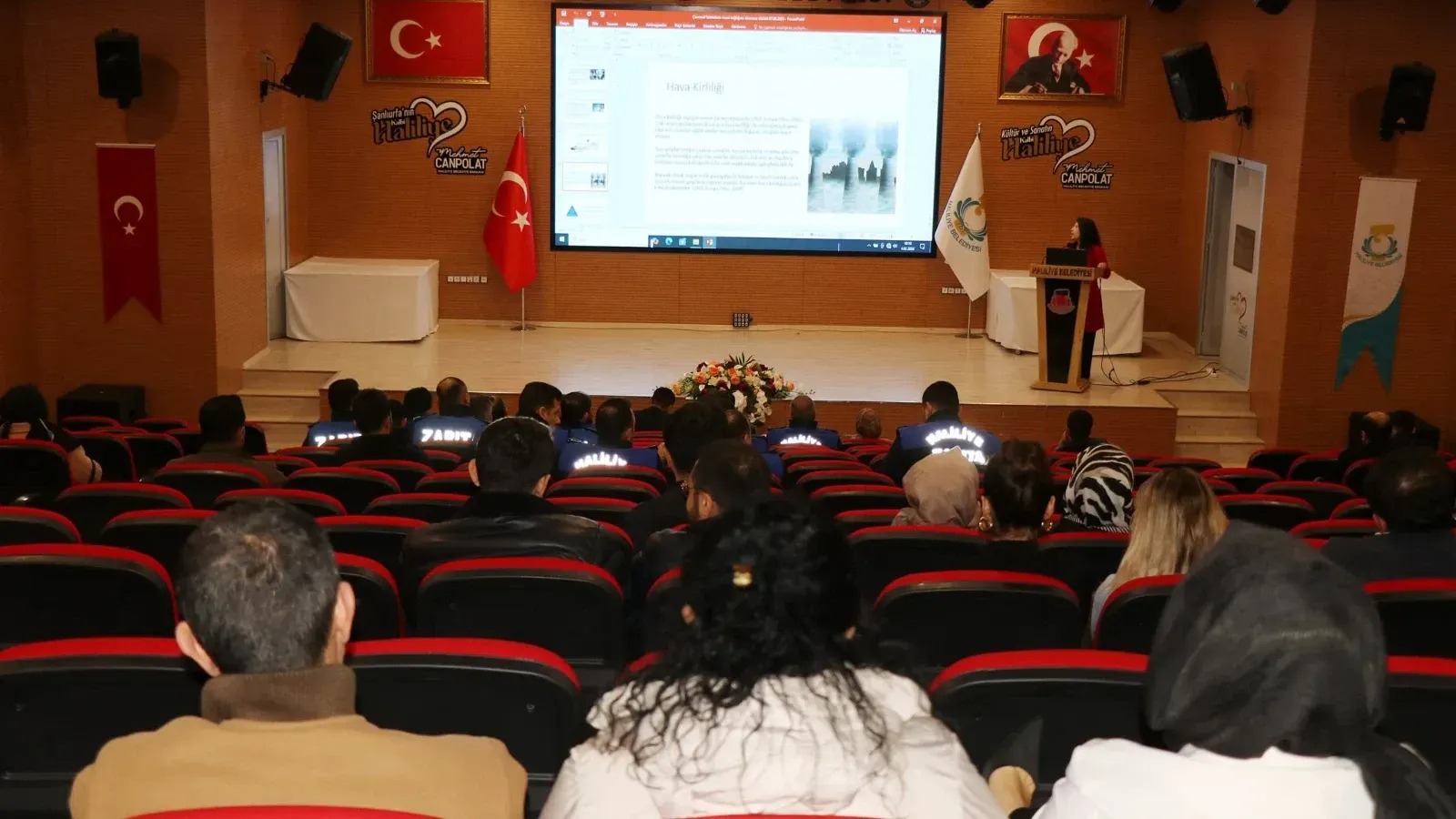 Haliliye Belediyesi personeline çevre sağlığı eğitimi