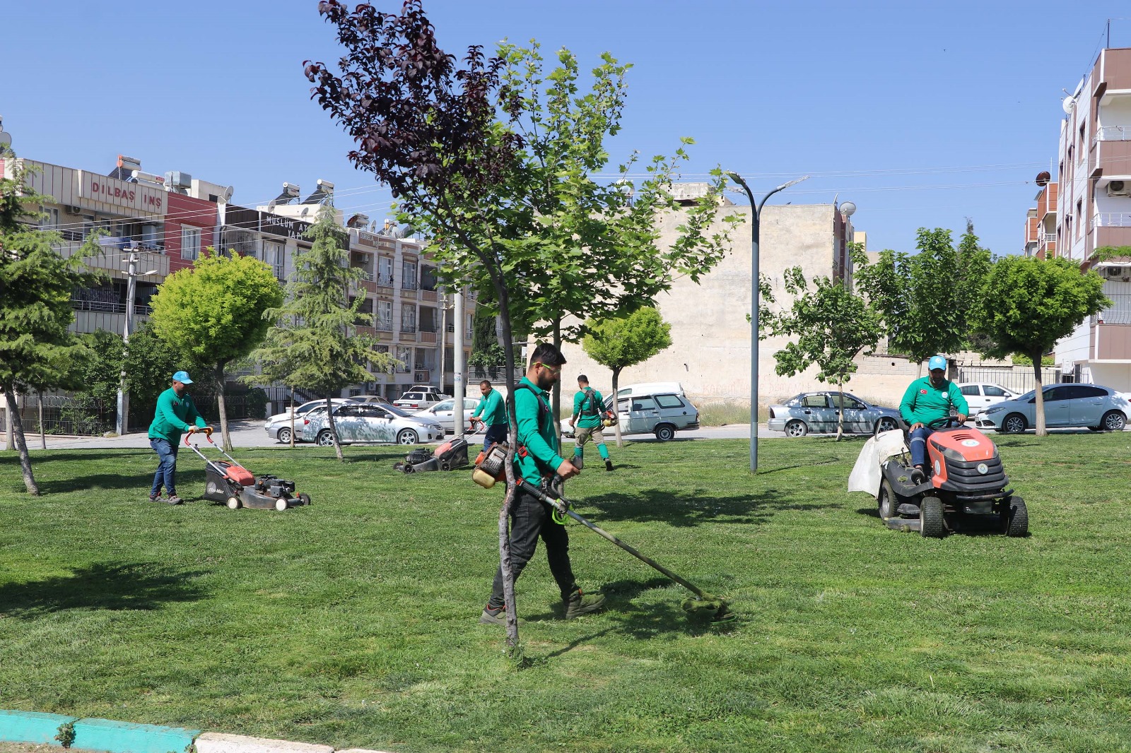 Haliliye’de parklar yaza hazırlanıyor