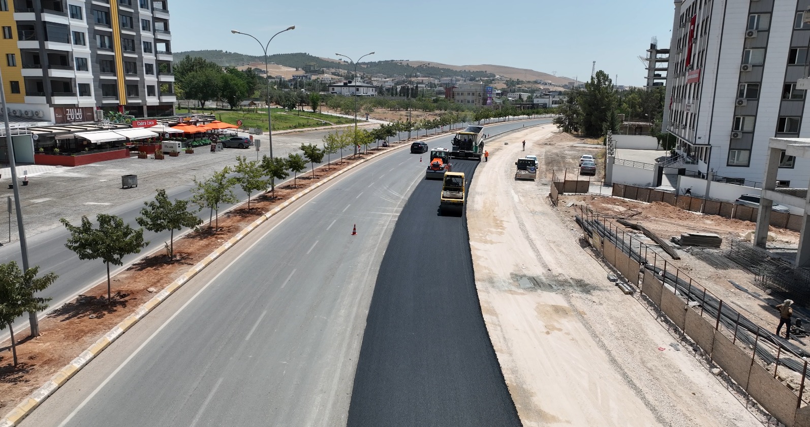 Buluntu Hoca Bulvarı’nda asfalt çalışmaları başladı