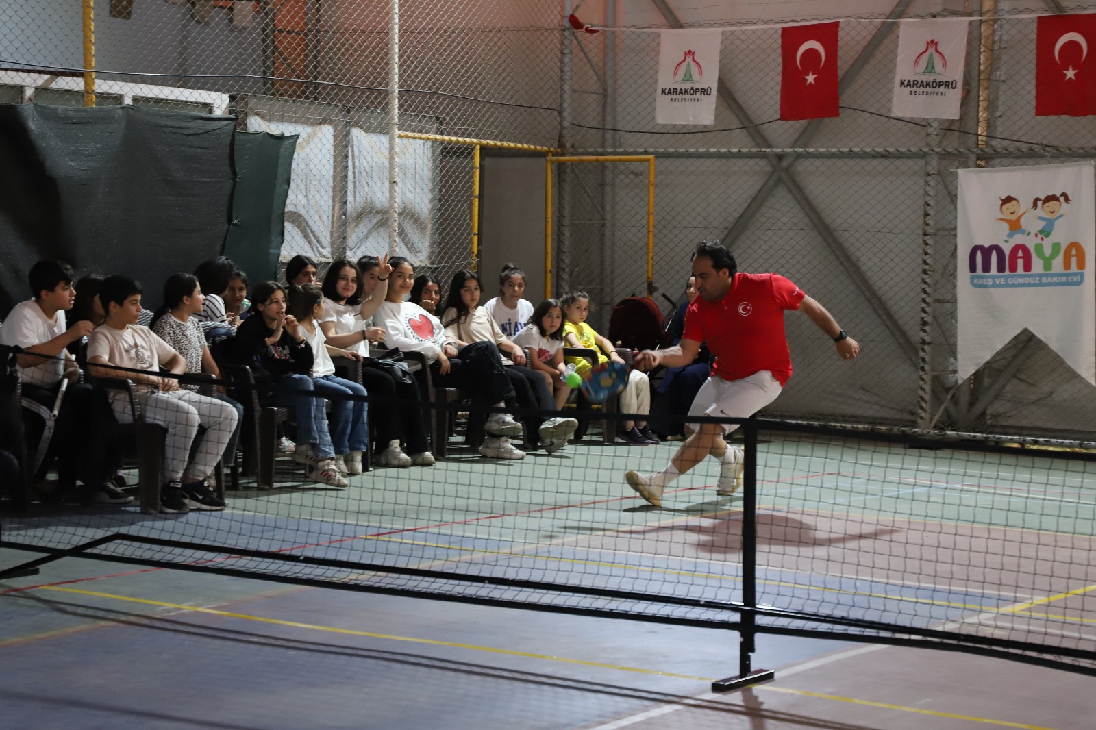 Karaköprü Pickleball maçlarına ev sahipliği yapıyor