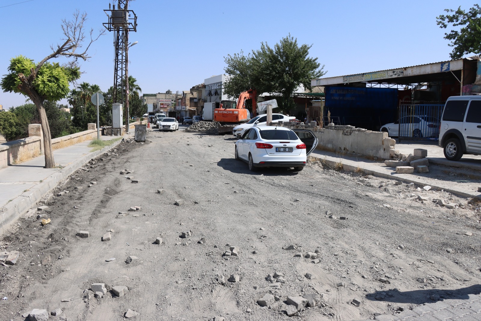 Beykapısı yolu yenileniyor