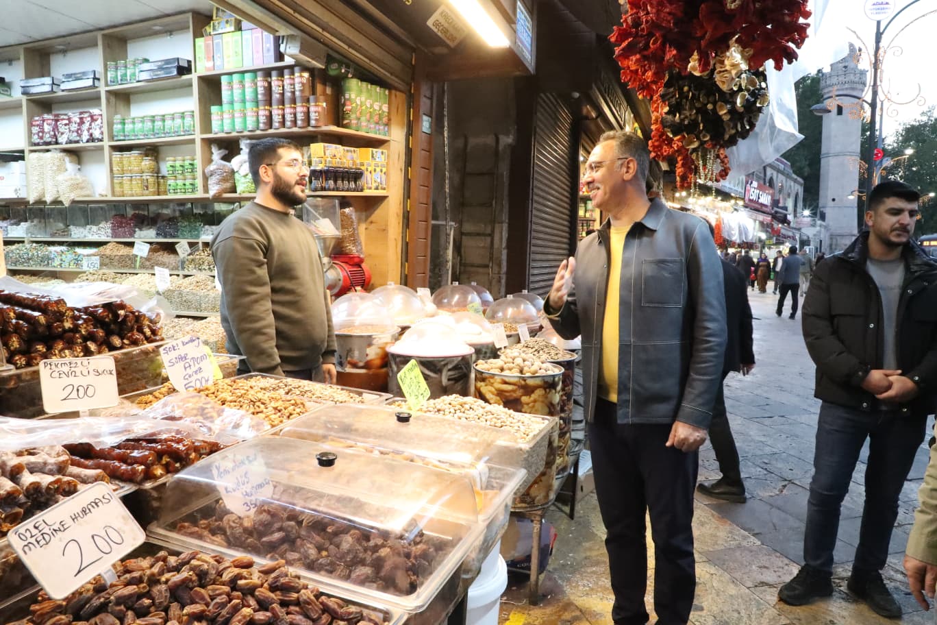 Tarihi çarşı esnafından tedbirlere tam destek