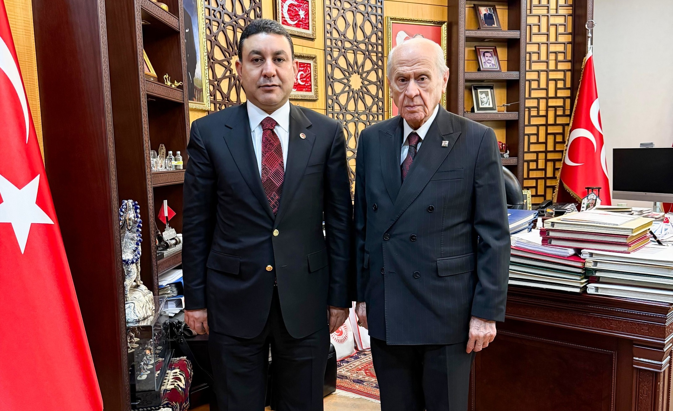 Başkan Özyavuz Devlet Bahçeli'yi ziyaret etti