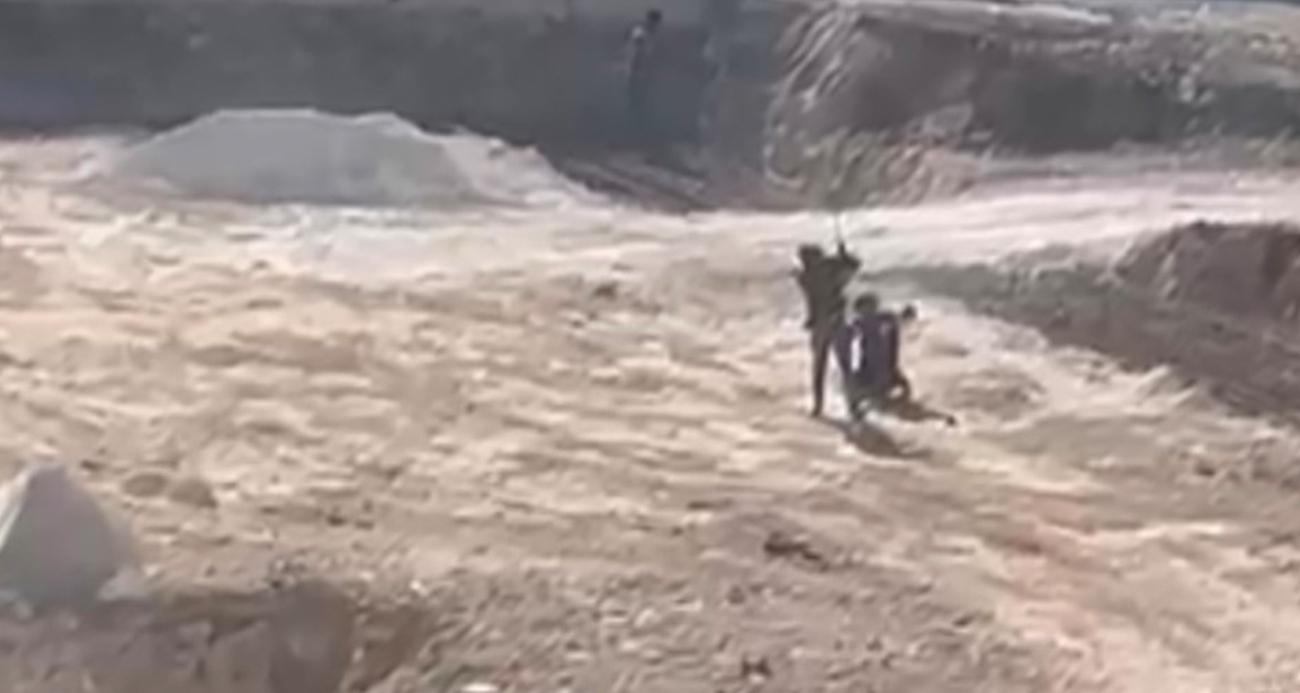 Okul İnşaatında Çocuk İşçiye Şiddet Kamerada!