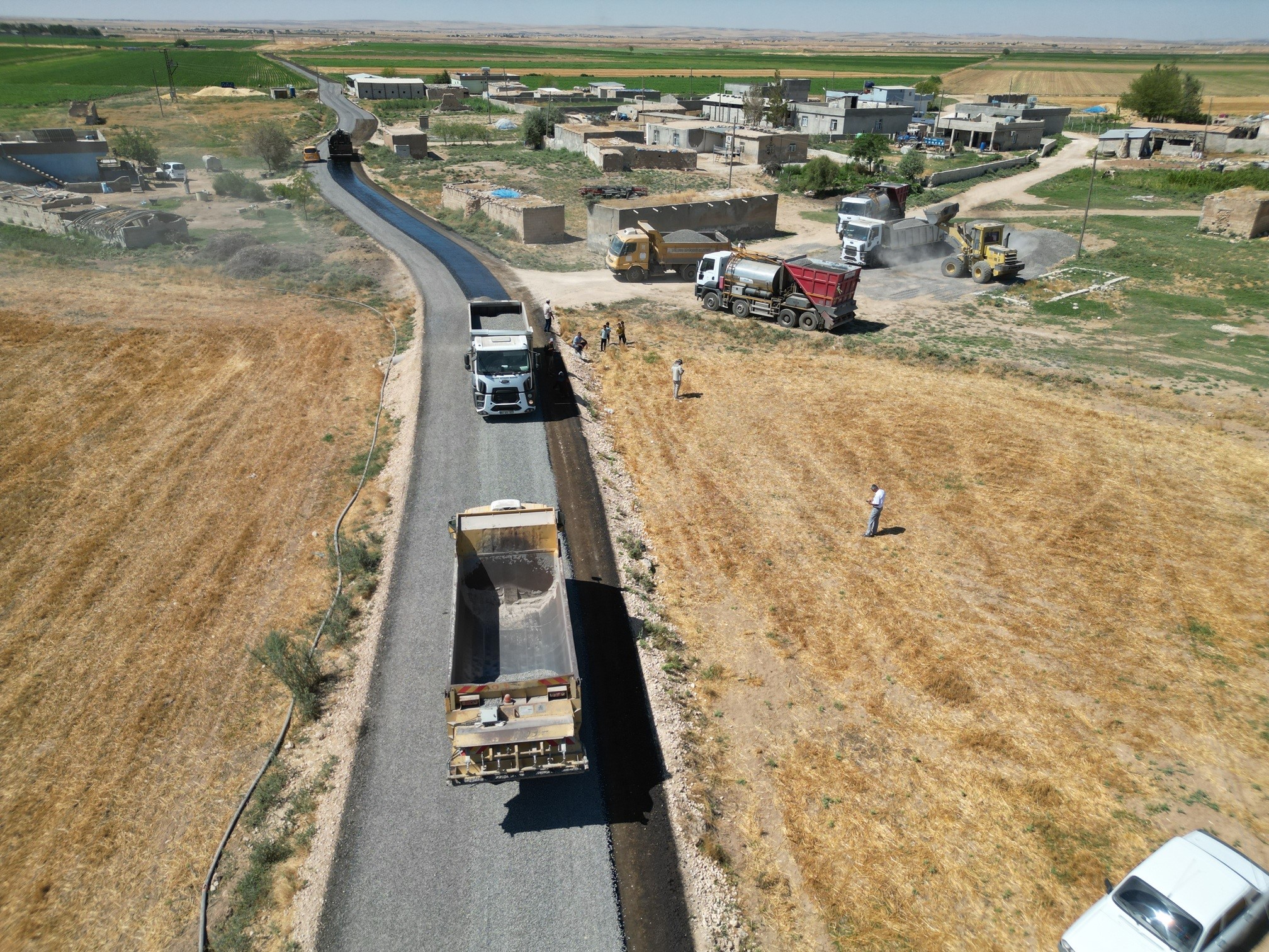 Sınır hattındaki 7 mahalle asfaltla buluştu