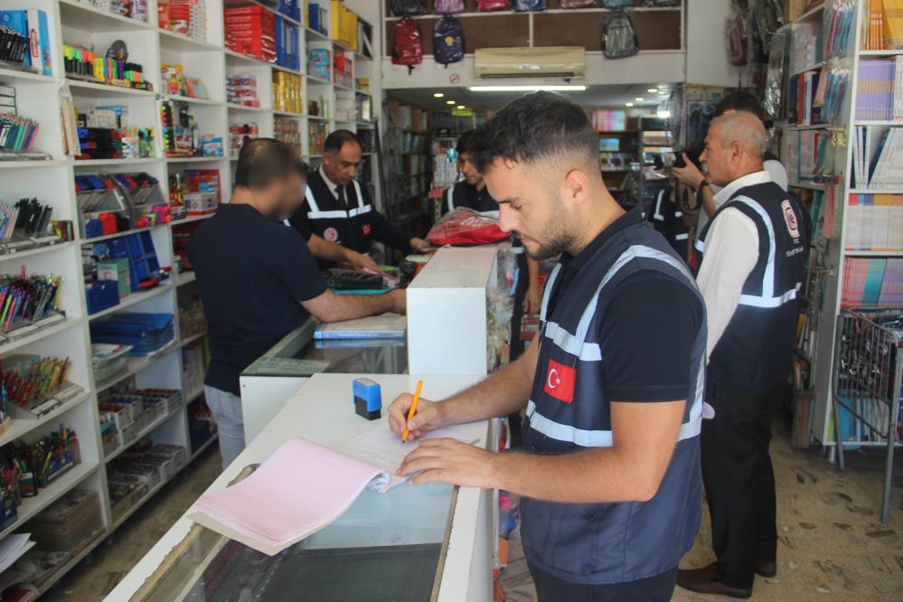 Şanlıurfa’da kırtasiyeler tek tek denetlendi