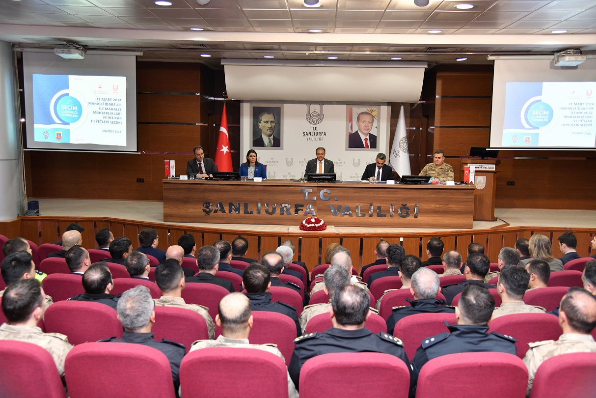 Seçim güvenliği toplantısı yapıldı