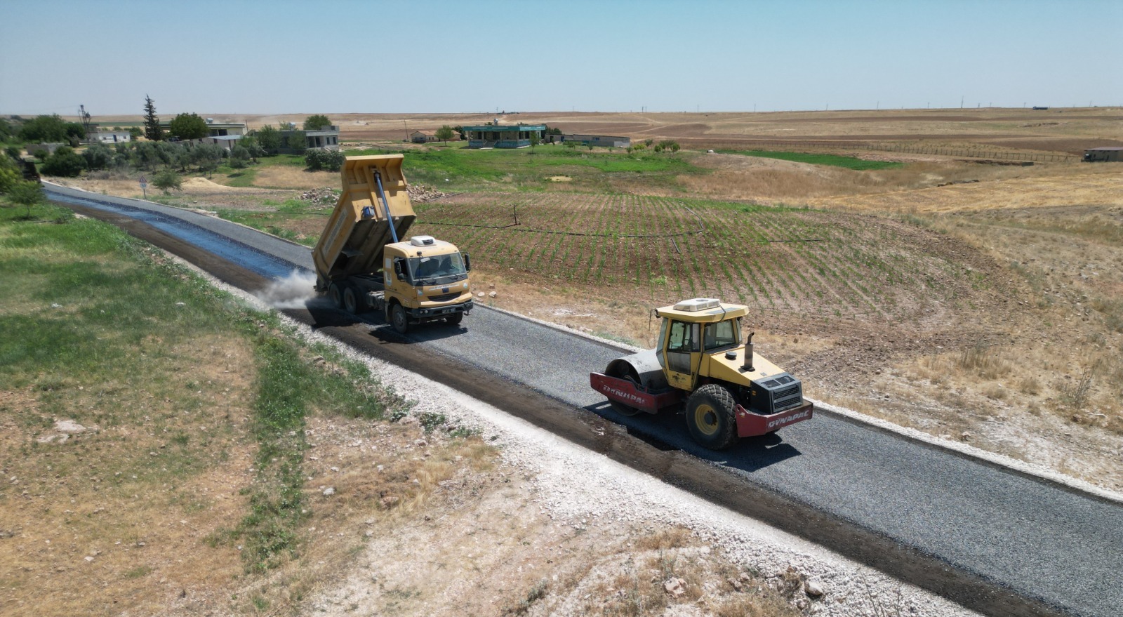 Şanlıurfa Büyükşehir'den Kırsala Asfalt Hamlesi! 10 Kilometrelik Yol Tamamlandı