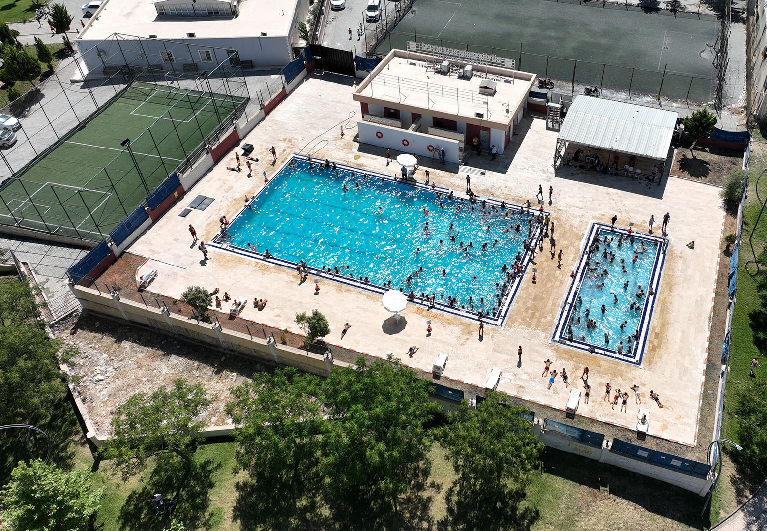 Urfa’da havuzlardan 152 bin kişi faydalandı