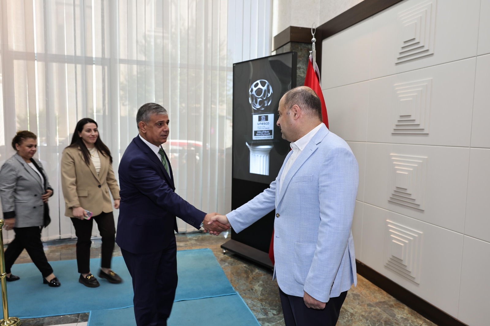 Başkan Gülpınar, personelleriyle bayramlaştı