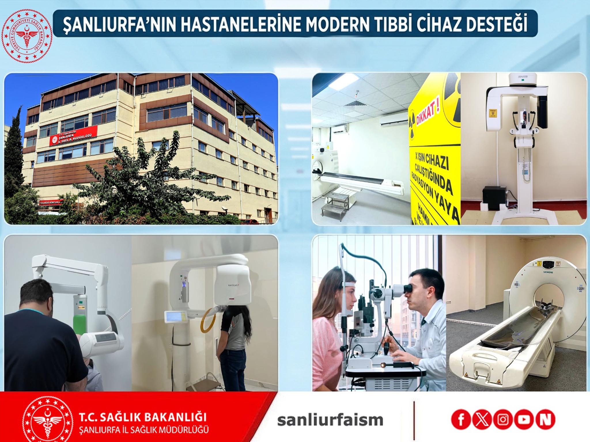 Şanlıurfa Hastanelerine Modern Tıbbi Cihaz Desteği