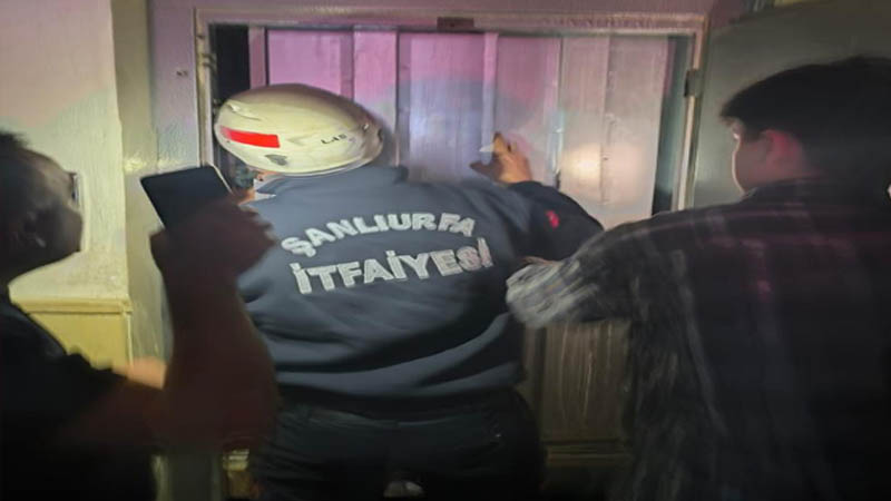 Şanlıurfa’da Asansörde Mahsur Kalan 3 Çocuk Kurtarıldı