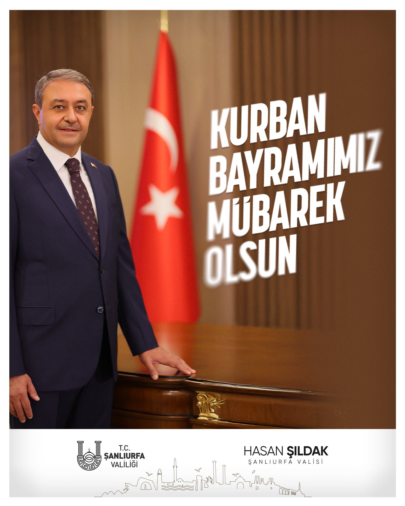 Şanlıurfa Valisi Şıldak’tan Kurban Bayramı Mesajı