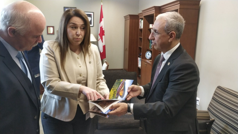 Dusak’tan Kanada’da Temaslar, Şanlıurfa Tanıtıldı