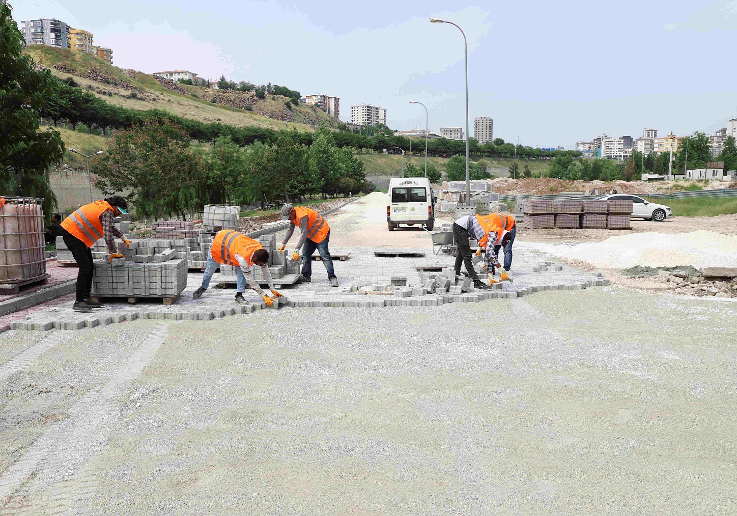 Karaköprü’de üstyapı çalışmaları