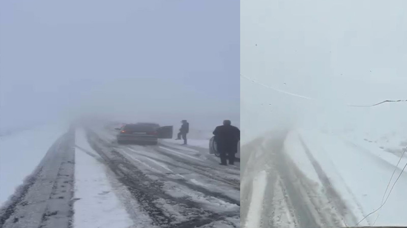 Viranşehir'de kar yağışı trafiği olumsuz etkiledi
